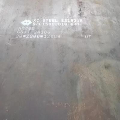 China NM400-staalplaat, NM400-plaat, slijtvast staal HB 400-staalplaat met hoge hardheid Te koop