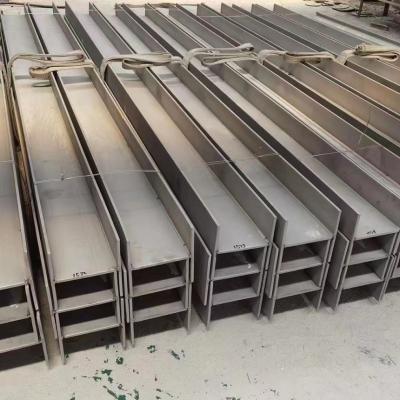 China 100 - 400mm Width Stainless Steel H Beam / I Beam Application For Structure ERW Welded Beam for sale