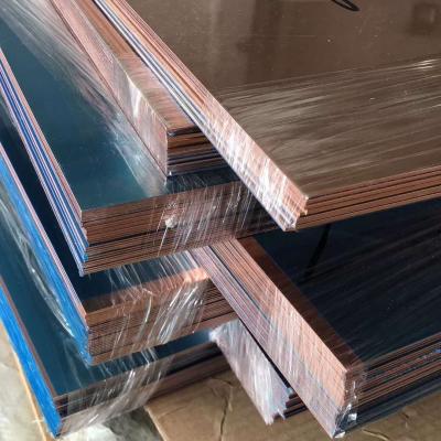 China C11000 / T2 Copper Plate Sheet 99.9% Pure Copper Plates Thickness 0.5 - 100mm ASTN EN Standard for sale