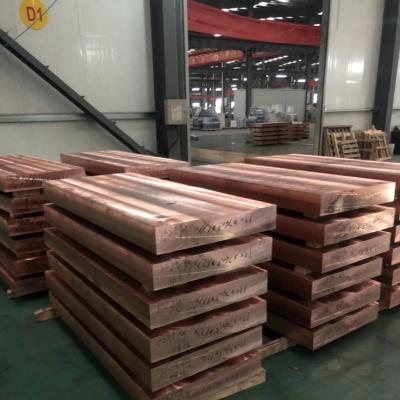 China CU-ETP Pure Copper Plate 99.9% 99.95% Copper CNC Cutting Plate C11000 Red Copper en venta