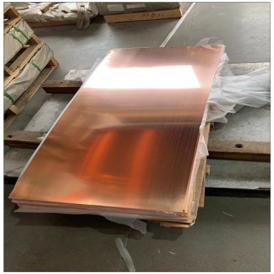 Chine Copper Plate 0.5-200mm Copper Plate C1100 C10100 Chromium Zirconium Copper Plate à vendre