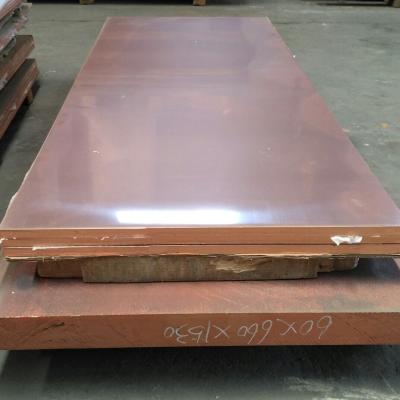 China Placa e folha de cobre C11000 / 110 Placa de cobre CNC Largura de corte 500mm 600mm 1000mm à venda
