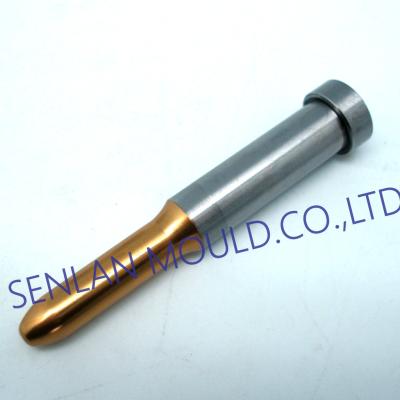 China Die Cutting Round Head Precision Punch Pins , MISUMI / DIN Standard Mould Parts for sale