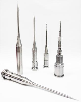 China High Hardened Steel Core Pins With Gas Vent For Medical Cavity Rubber Tooling for sale