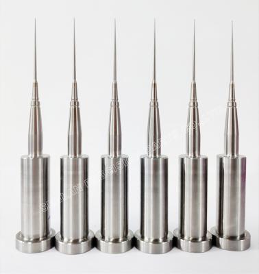 Cina Punte della pipetta di Pin Insert Pins For Medical del centro della muffa M340 con +/- la concentricità di 0.005mm in vendita