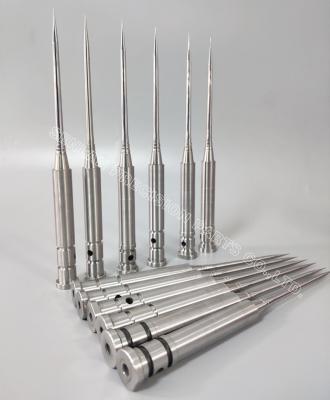 China SS440C Mold Core Pin Insert Pins For Medical Transfer Pipettes With + / - 0.005mm for sale