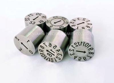 China Stainless CNC Machine Process Injection Molding Date Stamps Recycling Date Insert for sale