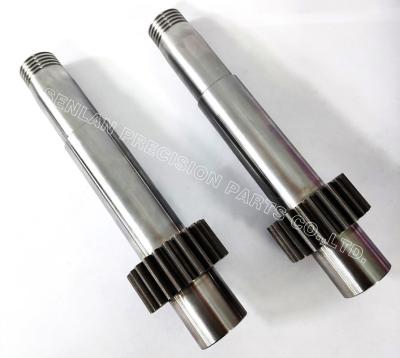 China High Precision S136 Threaded Core Gear Shaft Gear Rod For Plastic Injection Moulding for sale