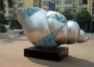 Chine Le jardin contemporain en métal de conception de conque sculpte l'excellente résistance à la corrosion à vendre