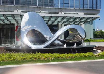 China Unique Design Polished Outdoor Metal Sculpture For City Square Decoration for sale