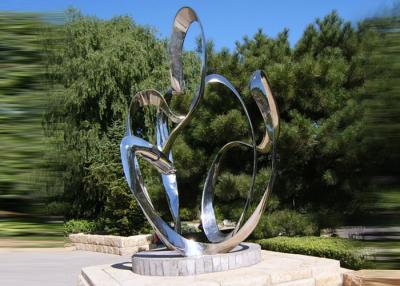 China Custom Size Stainless Steel Sculpture For City Decoration OEM / ODM Acceptable for sale