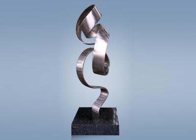 China Special Shape Stainless Steel Abstract Sculpture / Abstract Yard Sculptures for sale