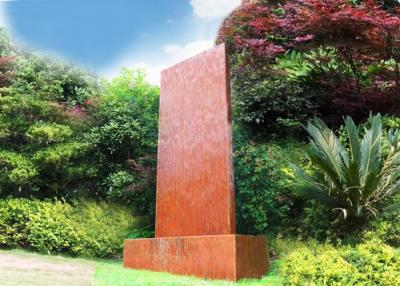 China Anti Corrosion Corten Steel Water Wall , Corten Steel Garden Features for sale