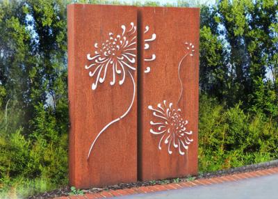 Chine Sculpture en acier en mur en métal de Corten pour la taille extérieure d'intérieur de la décoration 120cm à vendre