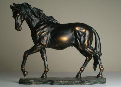 China Esculturas de bronce antiguas de tamaño natural del caballo, escultura al aire libre del caballo de la decoración del hotel en venta