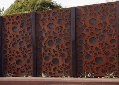 China Rusty Finish Large Outdoor Metal Wall Sculpture OEM / ODM Acceptable for sale