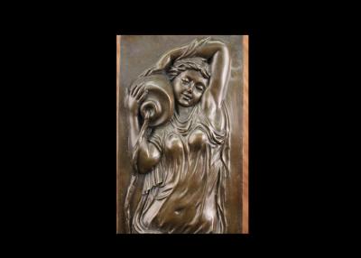 Cina Arte bronzea rara fine della parete di sollievo, stile contemporaneo della scultura di altorilievo in vendita