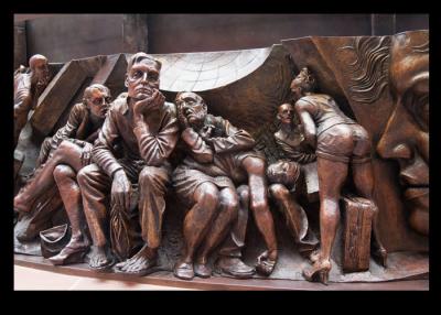 Chine Chiffre en haut relief vif de sculpture, style célèbre d'Européen de sculpture en soulagement à vendre