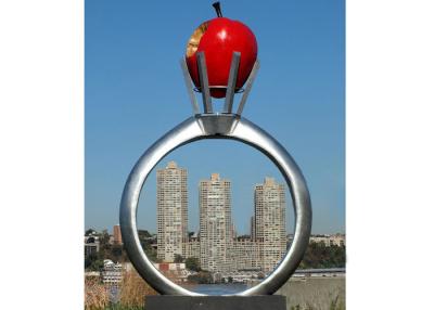 China Park Garden Decoration Stainless Steel Modern Monumental Sculptures for sale
