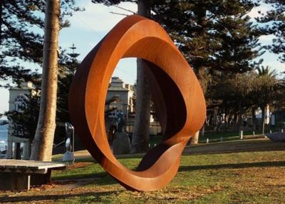 China Corten-Stahl verrostete Metallgarten-Skulpturen, Stahlskulptur-Kunst im Freien zu verkaufen