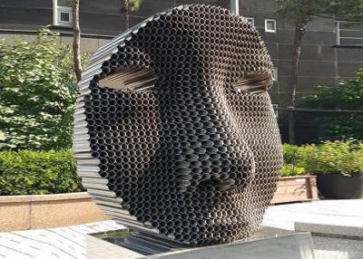 Chine Acier inoxydable de sculpture extérieure en métal de décor de figure pour le grand jardin à vendre