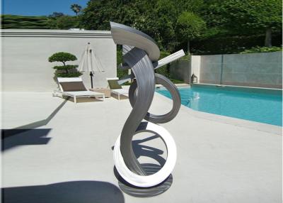 China Brushed Craft Stainless Steel Sculpture Art Home Decoration Swimming Pool Garden for sale