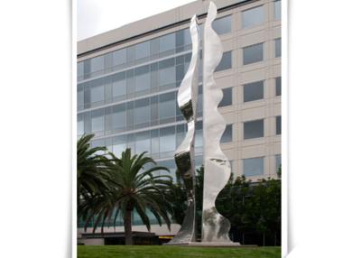 China Public Art Column Shape Contemporary Steel Sculpture / Abstract Yard Sculptures for sale