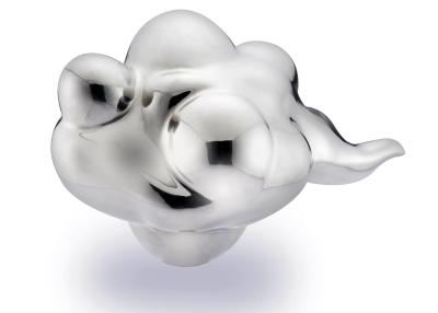Κίνα Αφηρημένο γλυπτό ανοξείδωτου θέματος σύννεφων τέχνης, διακοσμητικά γλυπτά κήπων σύγχρονης τέχνης προς πώληση