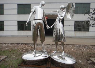 China Modern Metal Love Sculpture Garden Art Abstract Steel Sculpture Color Custom for sale