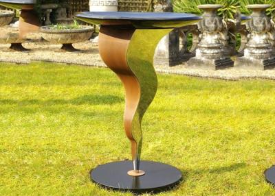 China Tamaño modificado para requisitos particulares escultura al aire libre contemporánea de consumición del metal del cuenco del pájaro hermoso en venta