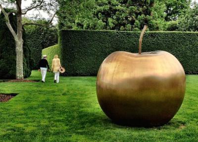 China Grande contemporâneo de bronze da escultura de Apple da estátua para a decoração do jardim à venda