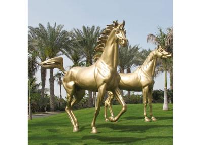 Chine Sculpture moderne en cheval de bronze en métal de décoration de jardin, statue en bronze de cheval à vendre
