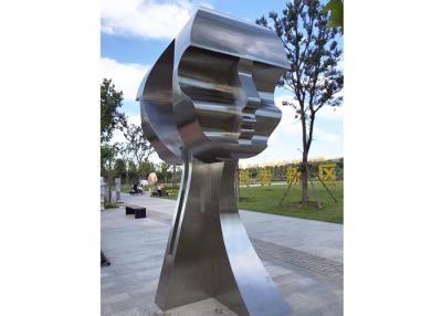 China Grande revestimento de aço inoxidável exterior moderno de Matt da escultura do homem da venda por atacado da arte à venda