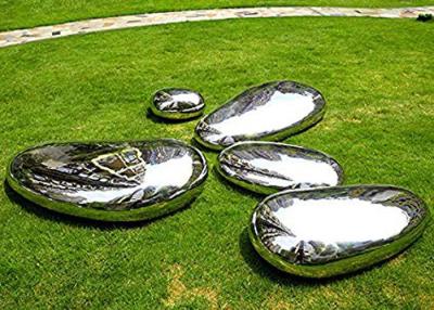 China Escultura de aço inoxidável moderna escultura lustrada personalizada do jardim para o gramado à venda