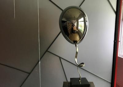 China Globo pulido espejo de encargo casero de la escultura del acero inoxidable de la decoración en venta