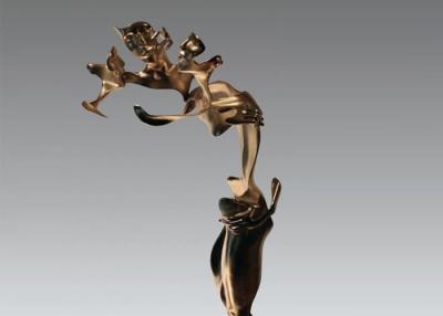 中国 内部のための現代金属の芸術の装飾のステンレス鋼の抽象彫刻 販売のため
