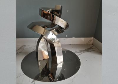 China 51cm Height Modern Polished Stainless Steel Sculpture For Table Decoration for sale