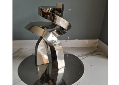 China ODM Interior Decoration Mirror Polished Stainless Steel Sculpture for sale
