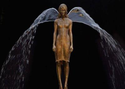 Cina Scultura bronzea della fontana della ragazza della colata persa della cera in vendita