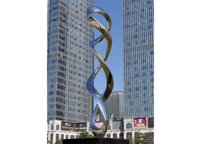 Китай скульптура нержавеющей стали 300cm отполированная максимумом завихряясь абстрактная продается