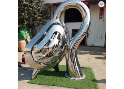 China Aer Flower Style Stainless Steel Sculpture 180cm Height For Garden Decoration for sale