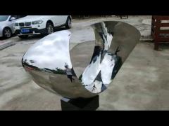 Polished Stainless Steel Sculpture