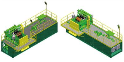 China mud recycling system,GNMS-600B self contained mud recycling,600GPM mud recycling system for sale