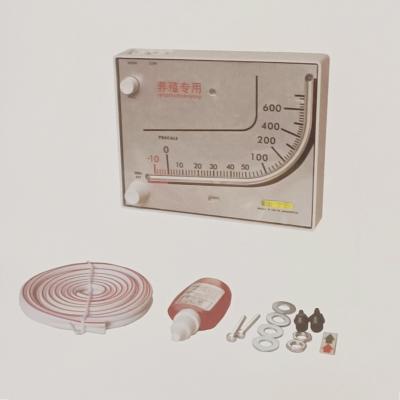 China Medidor de presión diferencial de aire analógico Medidor de presión diferencial digital de aceite rojo en venta
