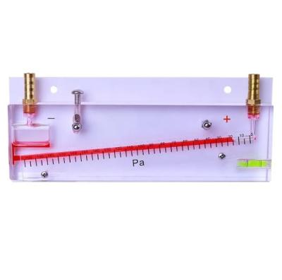 China MC DP-200 Pressure Meter Red-oil Micro-mano Meter Slash Negative Pressure Gauge for sale