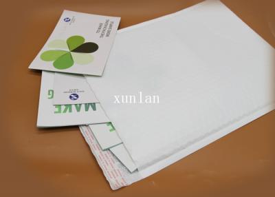China No Fading White Poly Bubble Mailers Light Weight For Postage Savings for sale