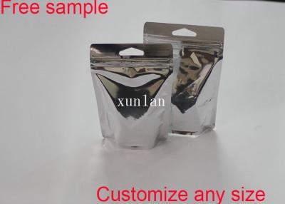 China Anti Static Material Aluminum Foil Bags Resealable Heat Seal With See Through Window for sale