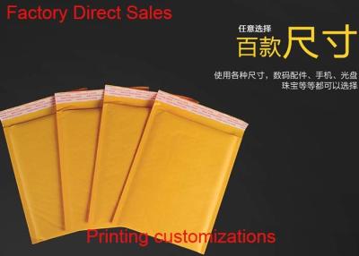 China Self Adhesive Seal Kraft Bubble Mailers Padded Envelopes Courier Custom Size for sale
