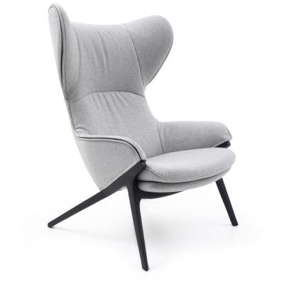 China Cadeira de sala de estar  moderno do Chaise do quadro da fibra de vidro do metal 79 * 87 * 112 CM à venda
