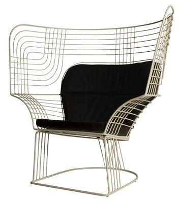China Outdoor Showroom Link Easy Chair Furniture With Varnished Steel Tom Dixon Design for sale